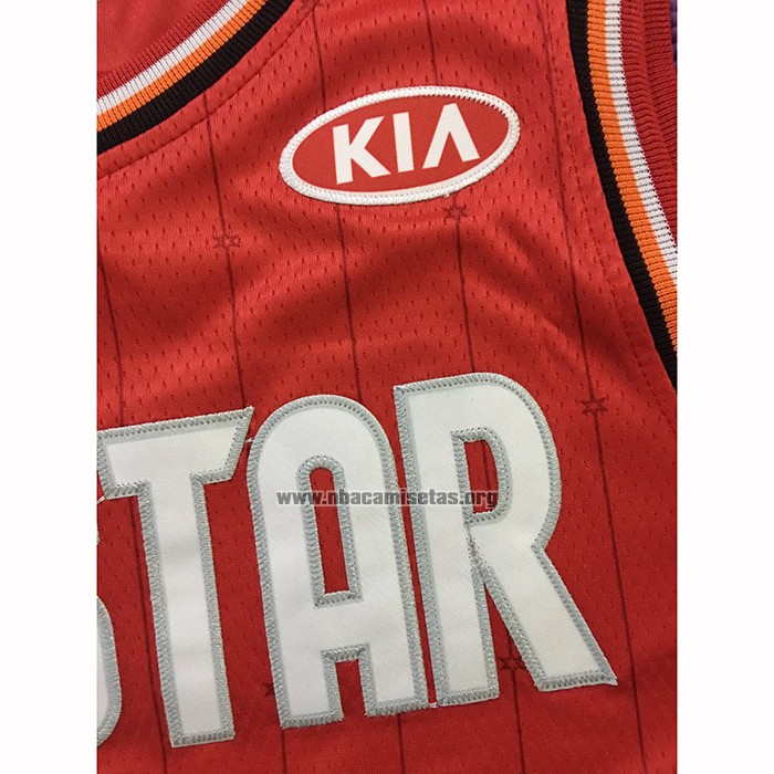 Camiseta All Star 2020 Los Angeles Clippers Kawhi Leonard NO 2 Rojo